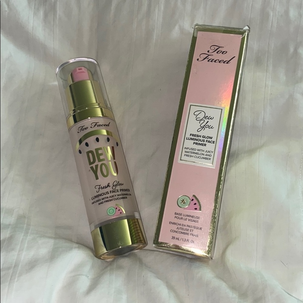 NEW TOO FACED DEW YOU LUMINOUS FACE PRIMER PEARL